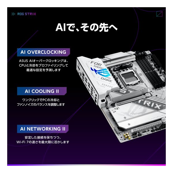 ASUS エイスースDOS/Vマザーボード ROG STRIX X870-A GAMING WIFI(2623467)送料無料_12