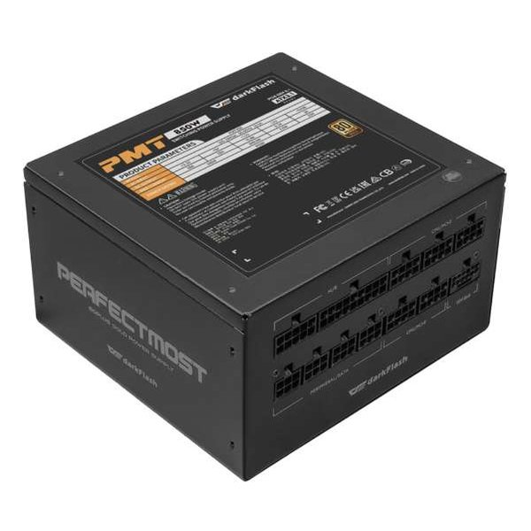 darkFlash（ダークフラッシュ）PMT850 Black 850W電源 80PLUS GOLD PMT850-BLACK(2647253)送料無料_1