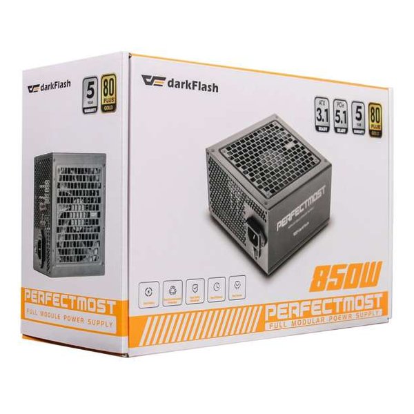 darkFlash（ダークフラッシュ）PMT850 Black 850W電源 80PLUS GOLD PMT850-BLACK(2647253)送料無料_8