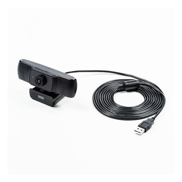 SANWA SUPPLY サンワサプライ会議用ワイドレンズWEBカメラ USB接続 150°超広角 マイク内蔵 Skype対応 3mケーブル CMS-V43BK-3(2502002)代引不可 送料無料_11