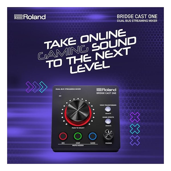 Roland ローランドBRIDGE CAST ONE ゲーミングミキサー BRC-ONE(2623344)送料無料_1