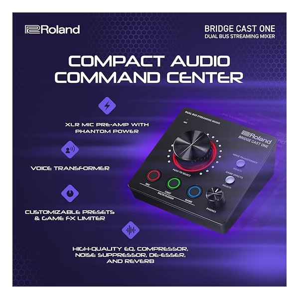 Roland ローランドBRIDGE CAST ONE ゲーミングミキサー BRC-ONE(2623344)送料無料_3