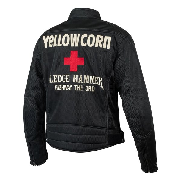 YELLOWCORN M-41 ブラックジャケット LLサイズ YeLLOW CORN イエローコーン春夏 YB-4101 メッシュジャケット ブラック
