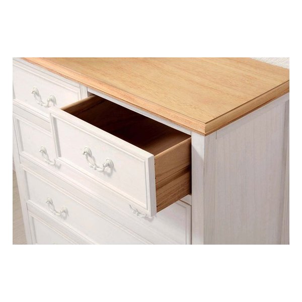 萩原 ハギハラチェスト 収納家具 幅80cm アンティーク調 ホワイト MCH-7321WH(2518959)代引不可_5