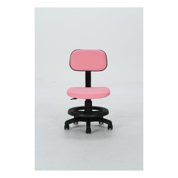 不二貿易 フジボウエキ学童チェアー ブラック／ピンクPINK FB-004A(2542720)代引不可