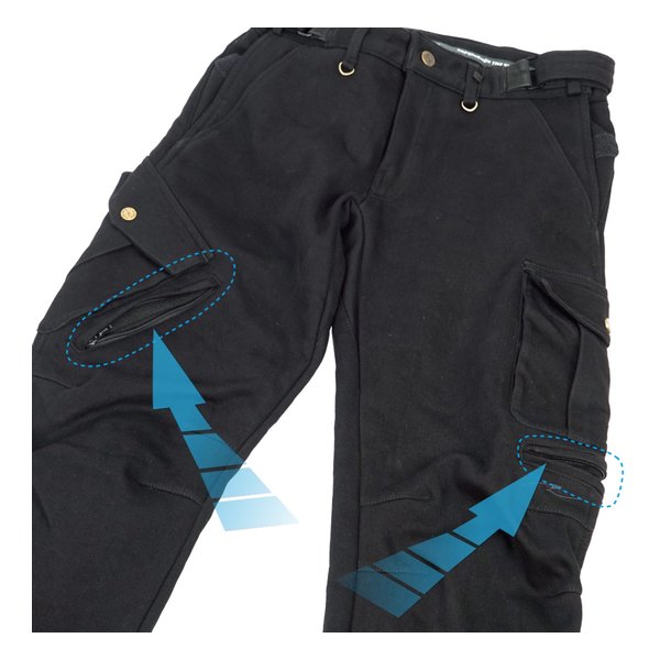 ROUGH&ROAD ラフアンドロードHT RDCストレッチCTパンツLF BK-LWショート RR7727LFBKS3(2546307)代引不可 送料無料_4