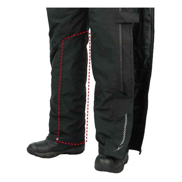 ROUGH&ROAD ラフアンドロードバイク用 ウインドガードサイドオープンオーバーパンツ ブラック/Mサイズ RR7729BK2(2590087)代引不可 送料無料_4