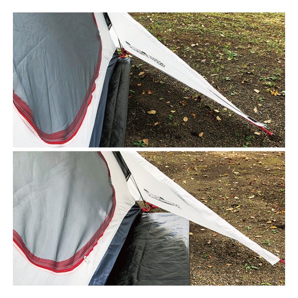 KOMINE コミネR&R ラフツーリングテント クールグレー RR5954CG