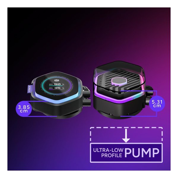 PC用ファン・クーラー Cooler Master ML 240 Atmos II LCD ARGB MasterLiquid 240 Atmos II VRM Fan ARGB｜Cooler Master｜株式会社