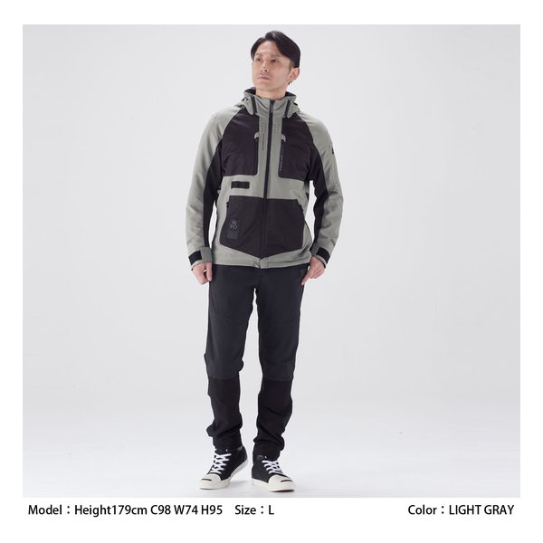 RS TAICHI アールエスタイチエアー パーカ LIGHT GRAY L RSJ354LGYL(2674671)送料無料_2