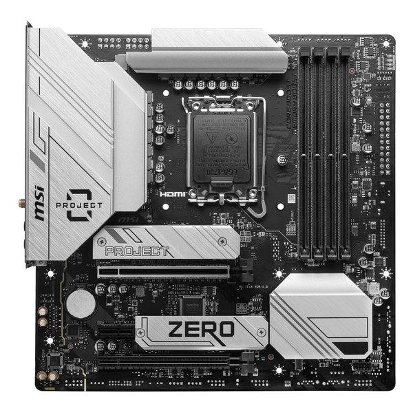 MSI エムエスアイ背面コネクタ マザーボード B760M PROJECT ZERO