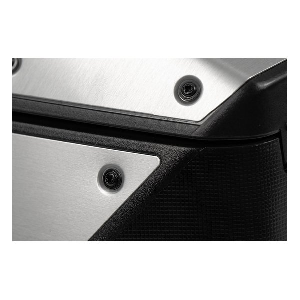 HEPCO&BECKER（ヘプコアンドベッカー）サイドケース Xコア C-Bowサイドキャリア用 左右セット ブラック/シルバー 6102950000(2631462)代引不可 送料無料_4