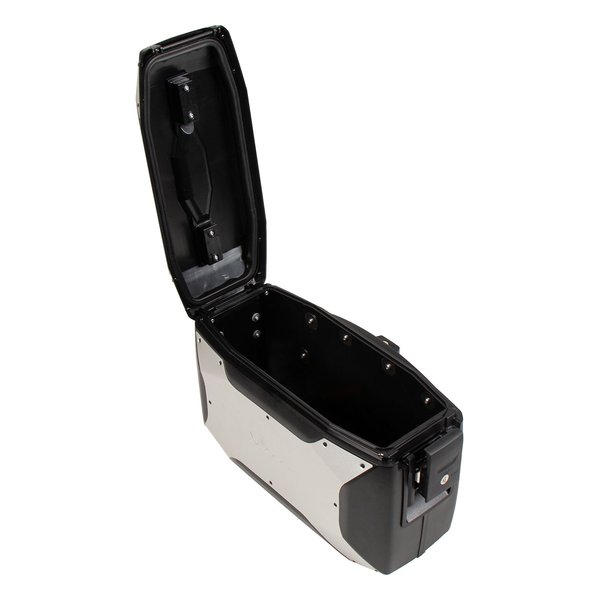 HEPCO&BECKER（ヘプコアンドベッカー）サイドケース Xコア C-Bowサイドキャリア用 左右セット ブラック/シルバー 6102950000(2631462)代引不可 送料無料_6