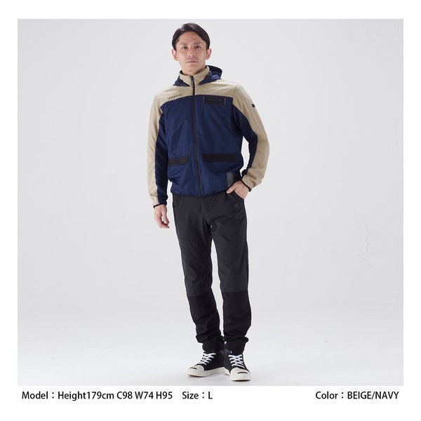 RS TAICHI アールエスタイチエアーフリップ パーカ BEIGE/NAVY XL RSJ334BE/NVXL(2674695)送料無料_2