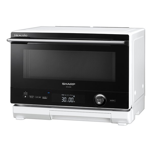 SHARP シャープウォーターオーブン HEALSIO ヘルシオ 22L/1段調理/COCORO KITCHEN対応/ホワイト系 AX-UA30-W(2610886)送料無料_1