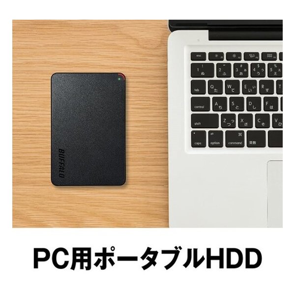 BUFFALO バッファローポータブルHDD 1.0TB ブラック HD-NRPCF1.0-BB(2440153)送料無料_2