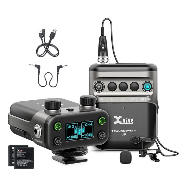 Xvive（エックスバイブ）ワイヤレスピンマイクシステム Wireless System 送信機１台 U5(2514699)送料無料