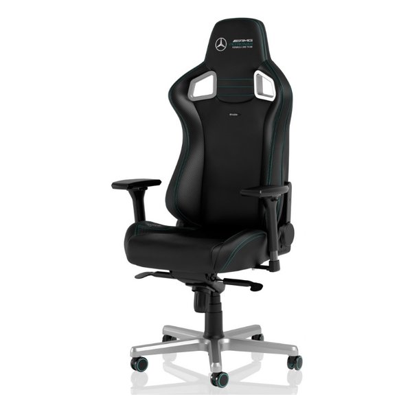 noblechairs ノーブルチェアーズEPIC Mercedes AMG Petronas Formula One Team 2021 Edition マットブラック NBL-EPC-PU-MPF-SGL(2514058)代引不可 送料無料