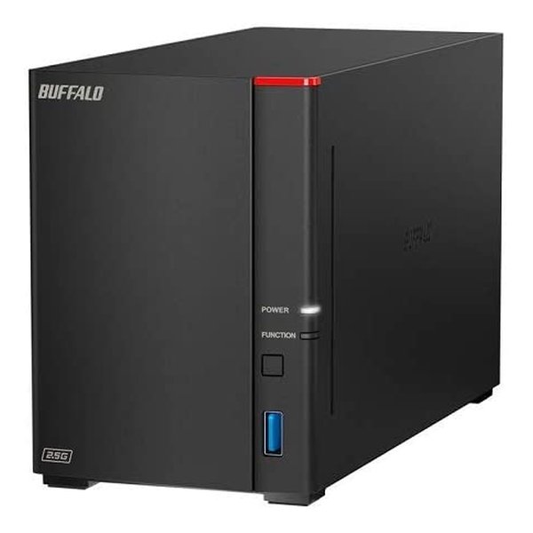 BUFFALO バッファローリンクステーション SOHO向け LS720DNB ネットワークHDD 2ベイ 12TB LS720DN1202B(2556358)代引不可 送料無料