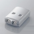 ELECOM エレコムUSB2.0対応切替器 USS2-W2(0169766)送料無料