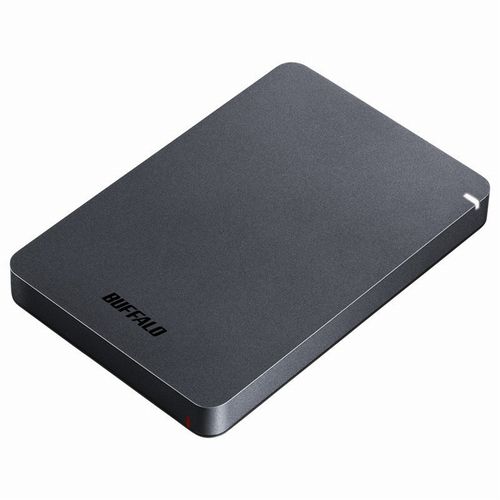 BUFFALO バッファローポータブルHDD 1TB ブラック HD-PGF1.0U3-BKA(2472037)送料無料
