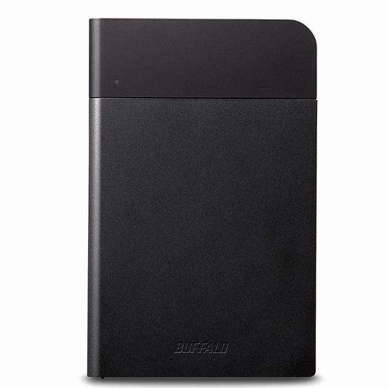 BUFFALO バッファローポータブルHDD 2.0TB MiniStation HD-PZN2.0U3-B ブラック(2378992)代引不可 送料無料