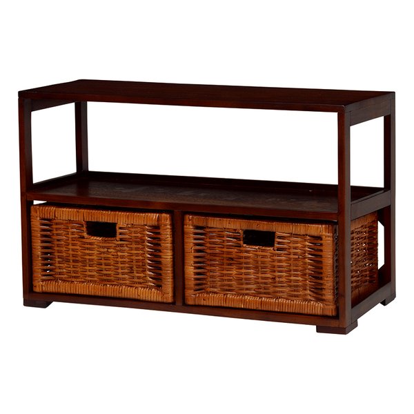 萩原 ハギハラランドリーラック 約 幅72.5×奥行27.5×高さ45.5cm アジアンテイスト RN-1101(2519762)代引不可