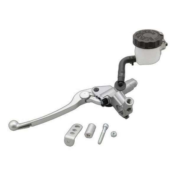 DAYTONA デイトナ左専用ブレーキマスターシリンダー横型 11mm シルバー/バフクリア D49013(2112059)代引不可 送料無料
