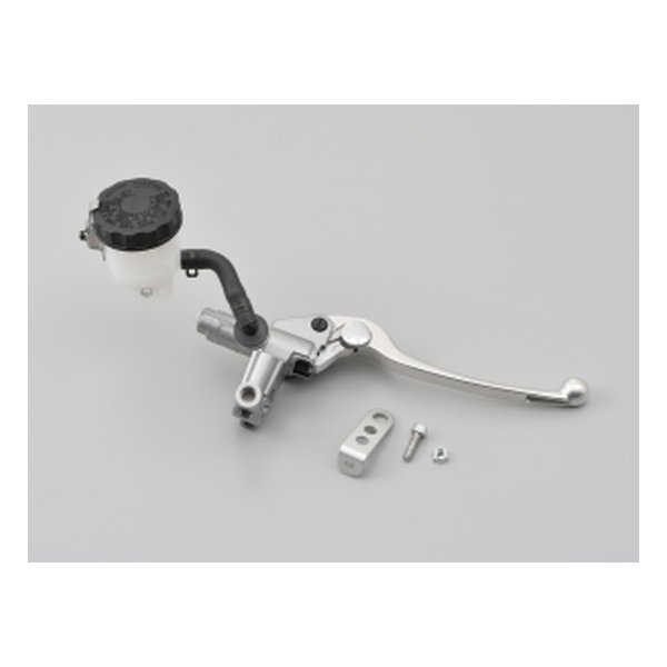 DAYTONA デイトナブレーキマスターシリンダー横型 1/2インチ シルバー／バフクリア D61739(2113063)代引不可 送料無料 7,957円