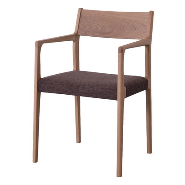 東谷 アズマヤアームチェア ナチュラル 幅50.5×奥行き48×高さ78×座面高44cm JPC-122OAK(2559888)代引不可