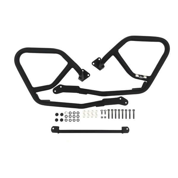 HEPCO&amp;BECKER（ヘプコアンドベッカー）エンジンガード ブラック V-Strom650／XT ABS 12-21 502309-0001 502309-0001(2575891)代引不可 送料無料