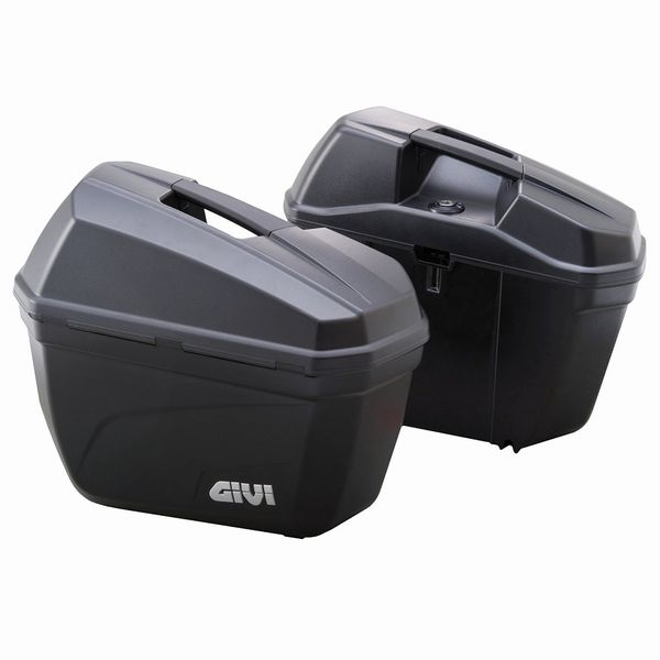 GIVI ジビサイドケース E22ND 無塗装ブラック 左右1セット D90668(2362730)代引不可 送料無料