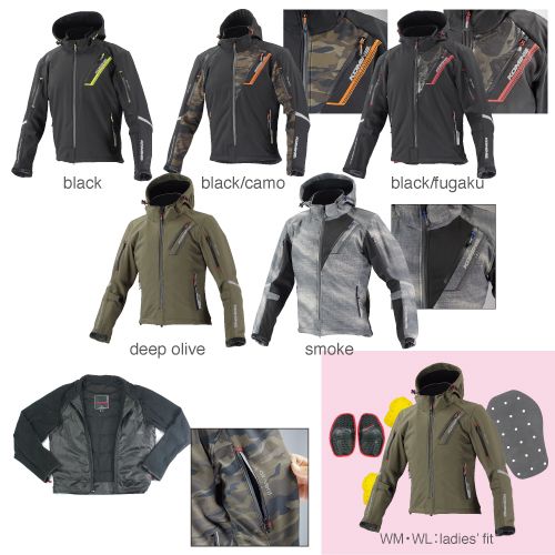JK-579 P SOFT WPARKA BLK/CAMO 2XL 07-579/BK/家鴨2XL(2417518)代引不可 貨物輸送無料