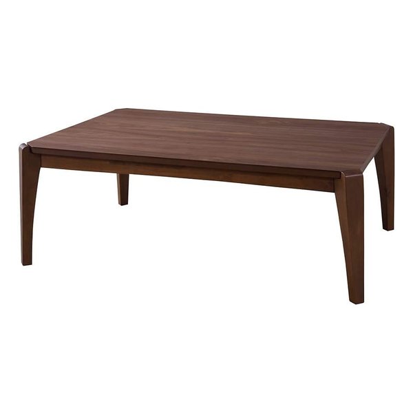 東谷 アズマヤコタツテーブル ウォールナットウッド W105×D75×H38 KT-108(2559936)代引不可