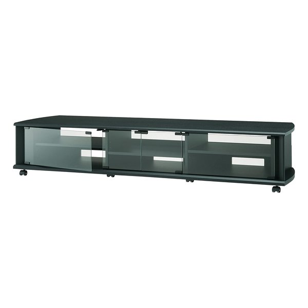 ハヤミ工産 Hayami Industryテレビ台 60〜70V型対応 ブラック木目 ローポジション TV-BS170L(2566218)代引不可 送料無料