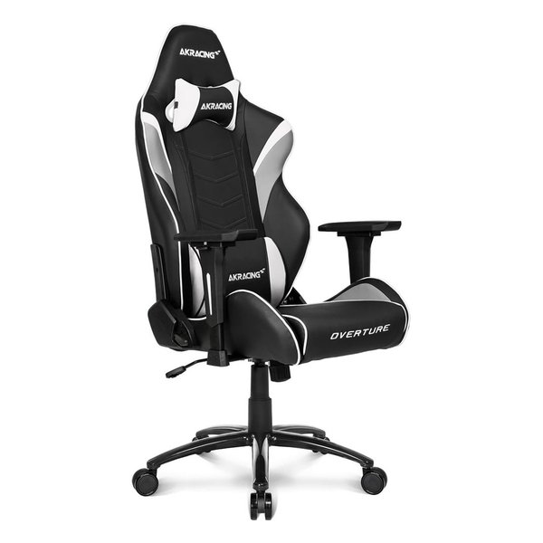 AKRacing エーケーレーシングゲーミングチェア Overture Gaming Chair White ホワイト AKR-OVERTURE-WHITE(2510157)代引不可 送料無料