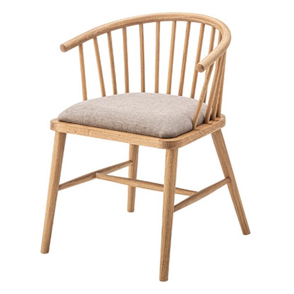 東谷 アズマヤチェア ベージュ 幅52×奥行き52×高さ73×座面高47cm HOC-76BE(2559859)代引不可