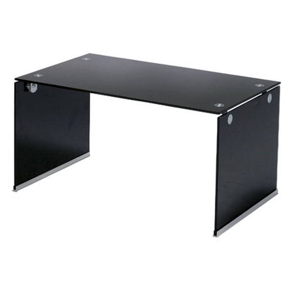 東谷 アズマヤガラステーブルS ブラック 幅76×奥行き45×高さ39cm PT-28BK(2560129)代引不可