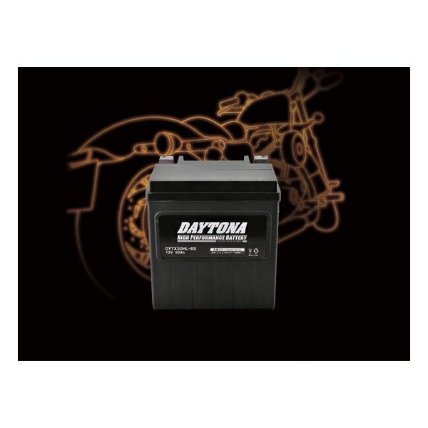 DAYTONA デイトナ蓄電池 ハイパフォーマンスバッテリー DYTX30HL-BS MF印字機 D92892(2455386)代引不可 貨物輸送無料