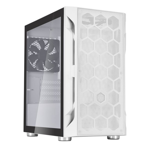 SilverStone Technology シルバーストーンPCケース FARA H1M ホワイト 強化ガラス SST-FAH1MW-G(2542079)送料無料