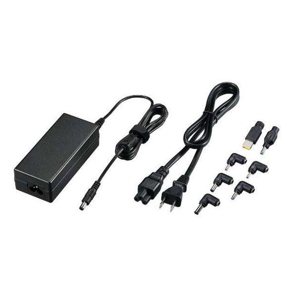 SANWA SUPPLY サンワサプライサンワサプライ ノートパソコン用ACアダプタ 65W・マルチタイプ ACA-DC88ML ACA-DC88ML(2538990)送料無料