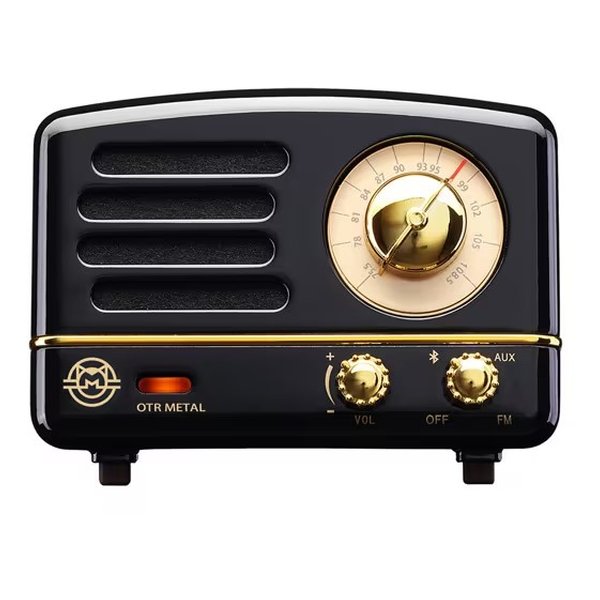 MUZEN（ミューゼン）OTR メタル Bluetooth スピーカー ブラック MW-2AIBK(2563246)送料無料