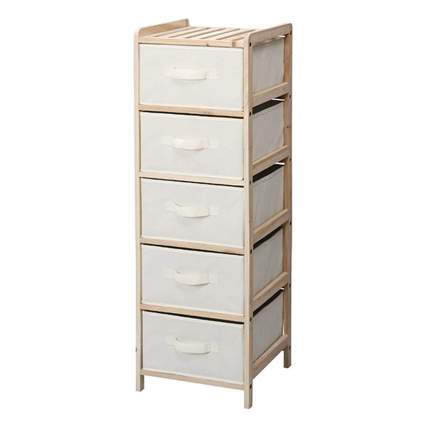 東谷 アズマヤリリー チェスト5段 ナチュラル W34×D36×H103 LFS-375NA(2564875)代引不可