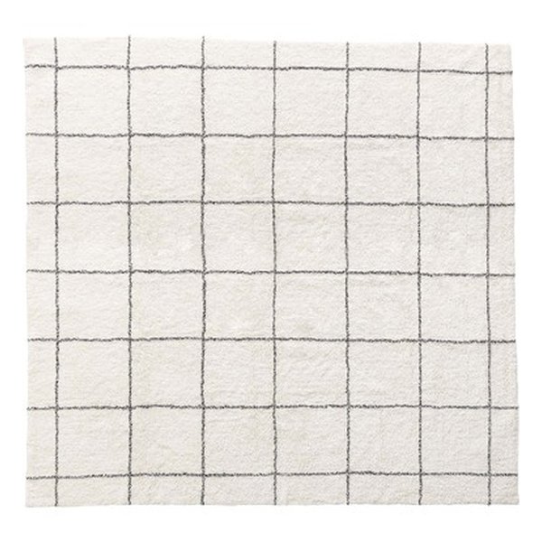 東谷 アズマヤラグ アイボリー 約幅185×奥行き185cm TTR-183IV(2565481)代引不可