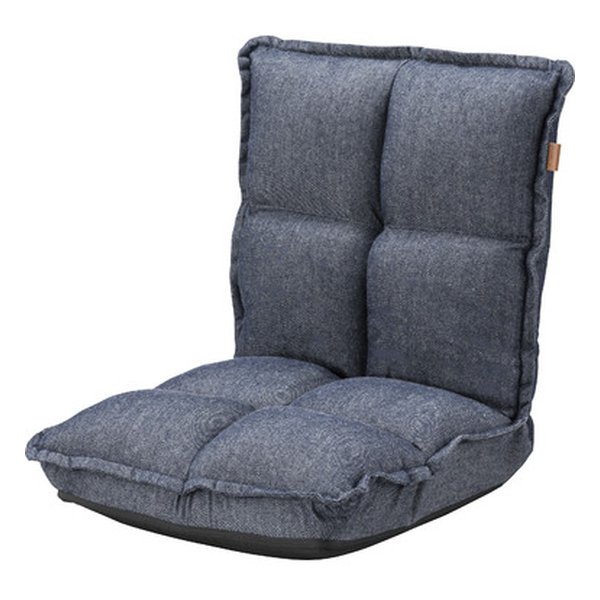 東谷 アズマヤカックンリクライナー デニム 幅38×奥行き43-52×高さ23-47×座面高13cm RKC-173DM(2565261)代引不可