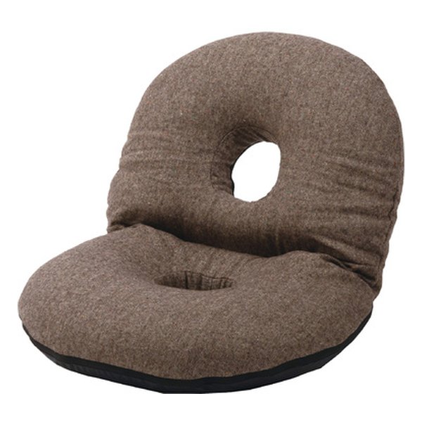 東谷 アズマヤカックンリクライナー ブラウン 幅48×奥行き56×高さ37×座面高12cm RKC-184BR(2565268)代引不可