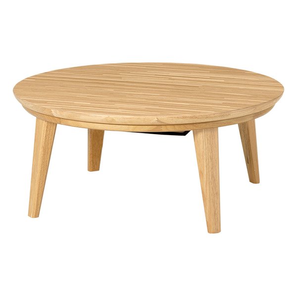 萩原 ハギハラリビングコタツ 約 幅85×奥行85×高さ36cm ナチュラル クライス85NA(2569235)代引不可