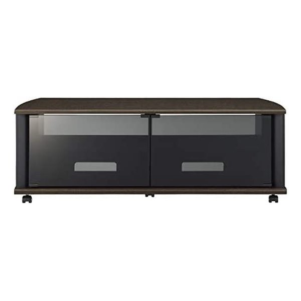 ハヤミ工産 Hayami Industryテレビ台 43〜52V型対応 ダークブラウン木目 TV-MS120H(2566225)代引不可 送料無料