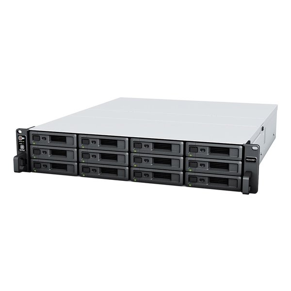 Synology シノロジーラックステーション AMD Ryzen V1780B搭載 12ベイNASキット RS2423+(2573622)代引不可 送料無料