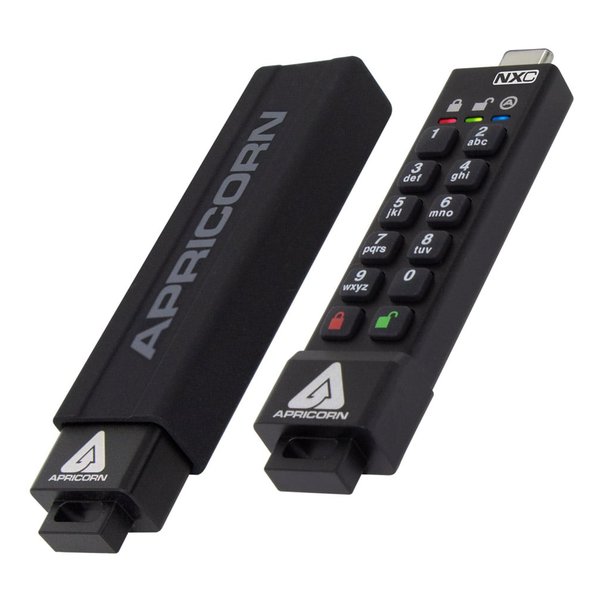 Apricorn アプリコーンAegis Secure Key 3NXC セキュアストレージ 256GB USB3.0Type-C対応 ASK3-NXC-256GB ASK3-NXC-256GB(2573378)代引不可 送料無料